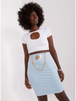 Spódnica RV SD model 18798776 jasny niebieski - FPrice