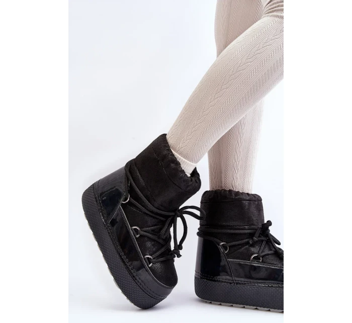 Dámské Sněhule S vázáním Black Toolsa Dámské Sněhule S vázáním Black Toolsa