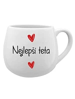 Najlepšia teta - biely keramický hrnček 300 ml