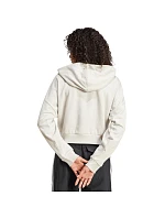 Dámska mikina adidas Essentials French Terry Quarter-Zip Hoodie beige JN1958