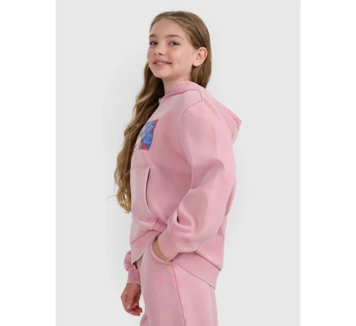 Dívčí mikina s kapucí model 21868360 - 4F Dívčí mikina s kapucí model 21868360 - 4F