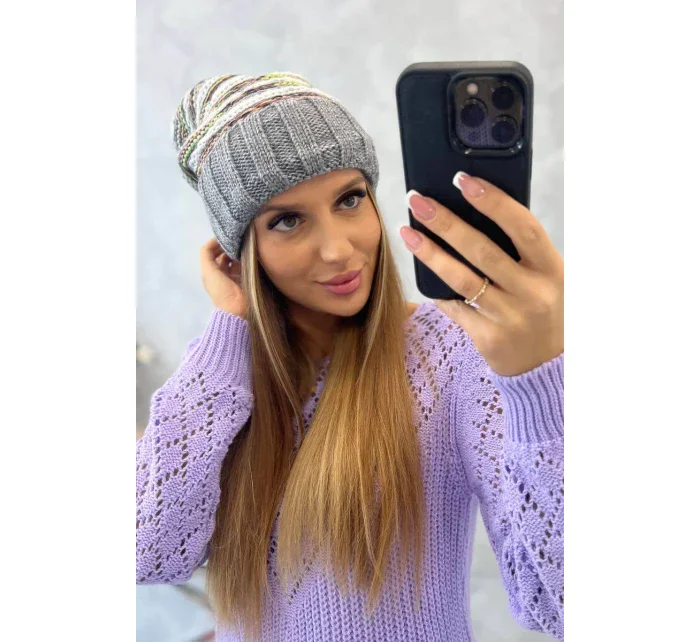 Dámská čepice Feba K330 tmavě šedá Dámská čepice Feba K330 tmavě šedá