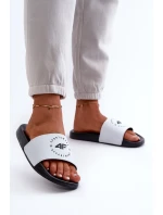 Damskie Klapki 4FMM00FFLIF044A-10S Biało-Czarne Damskie Klapki 4FMM00FFLIF044A-10S Biało-Czarne