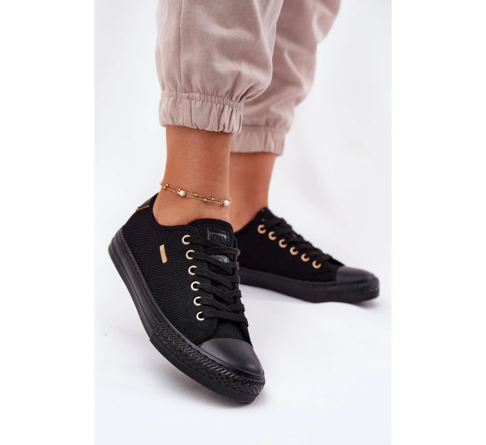 Dámské Textilní Tenisky Big Star model 21693828 Černé - Big Star Shoes