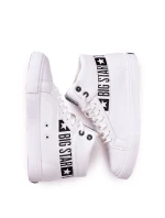 Trampki Męskie Big Star Wysokie Białe EE174340