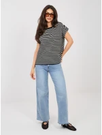 Tričko D12127M02858A čierne