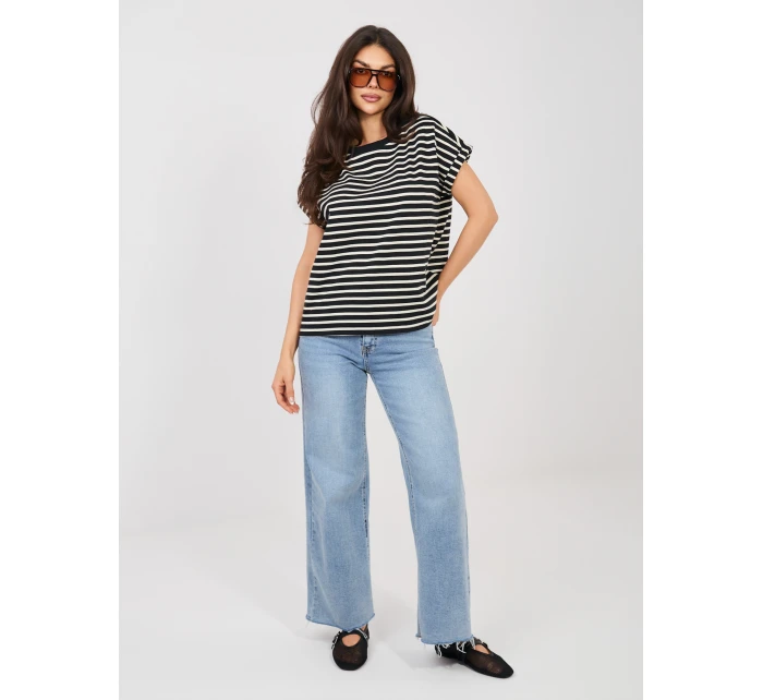 Tričko D12127M02858A čierne