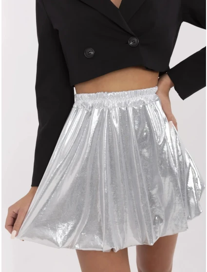 Spódnica MI SD model 20961854 srebrny - FPrice Spódnica MI SD model 20961854 srebrny - FPrice