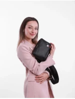 Dámska kabelka Vuch Coalie Flowers Black Dámska kabelka Vuch Coalie Flowers Black