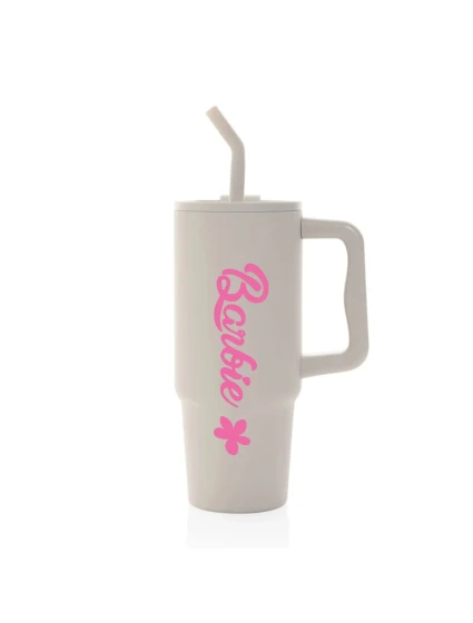 BARBIE - béžový cestovní termohrnek 900 ml BARBIE - béžový cestovní termohrnek 900 ml