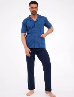 Pyžamo model 21337474 cr/r 3XL5XL pánské rozepínací - Cornette