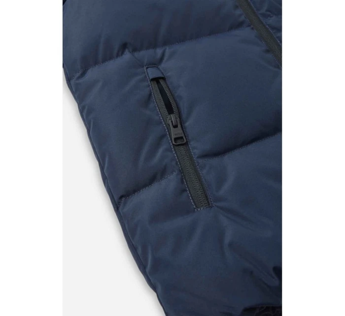 dětská péřová bunda Navy 3 Junior Unisex nepromokavá tmavě modrá model 21351547 - Reima