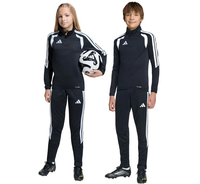 Dětské kalhoty Tiro 26 League Training Slim černobílé model 21858443 - ADIDAS