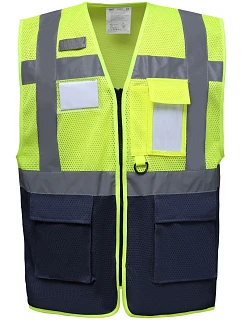 HVW HiVis síťovaná bezpečnostní vesta 79.W hi vis model 22502539 - Yoko