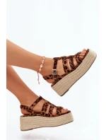 Dámské sandály s pásky a pletením model 21698921 - Boto