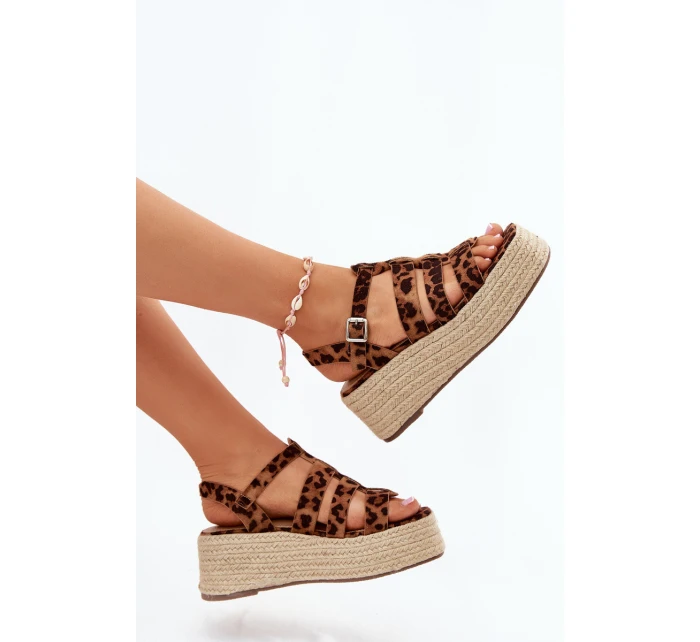 Dámské sandály s pásky a pletením model 21698921 - Boto