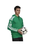 Pánská mikina s kapucí model 21035366 Zelená s bílou - ADIDAS