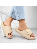 Žabky s prackou Vinceza W JAN308 beige