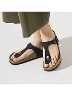 Birkenstock Gizeh Birko-Flor women's Narrow Black žabky pre úzke chodidlo vegan black (1020487) dámske