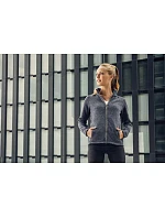 Promodoro 7725 Dámska pletená fleecová bunda 40.7725 heather grey Promodoro 7725 Dámska pletená fleecová bunda 40.7725 heather grey
