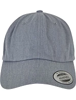6 panelová bavlněná keprová kšiltovka heather grey model 22482514 - Flexfit 6 panelová bavlněná keprová kšiltovka heather grey model 22482514 - Flexfit