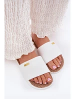 Klapki Damskie Big Star RR274A103 Białe Klapki Damskie Big Star RR274A103 Białe
