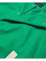 Zelená dámská baseballová bunda model 18141042 - J.STYLE Zelená dámská baseballová bunda model 18141042 - J.STYLE