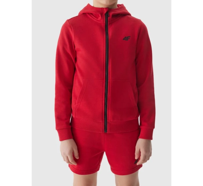 Chlapčenská mikina na zips s kapucňou 4F Junior Chlapčenská mikina na zips s kapucňou 4F Junior