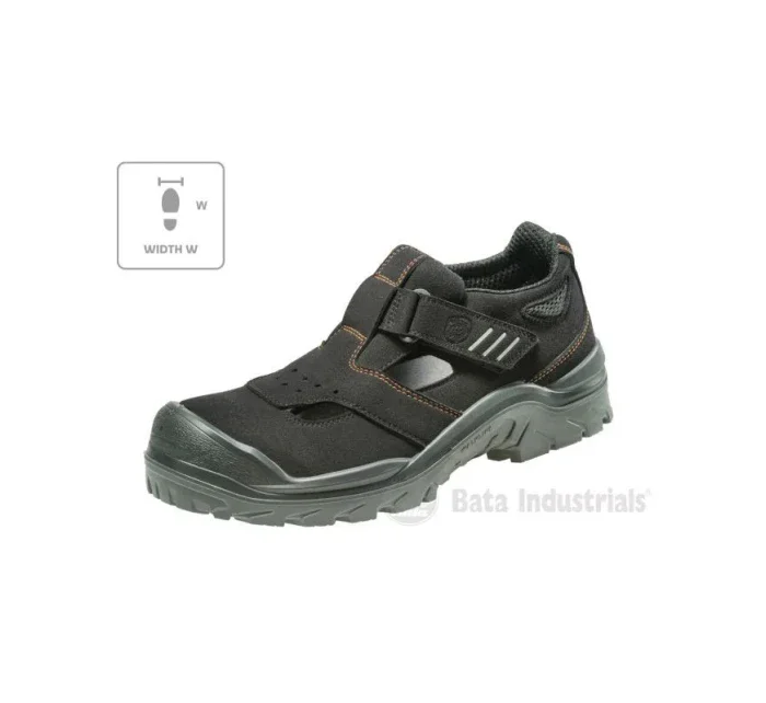 Bata Industrials Act 151 U MLI-B09B1 čierne sandále Bata Industrials Act 151 U MLI-B09B1 čierne sandále