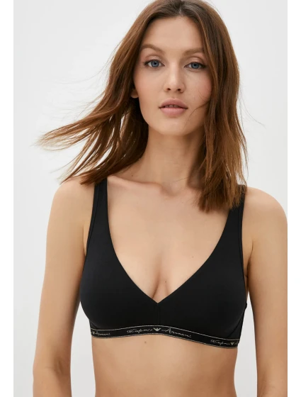 Dámská sportovní podprsenka 00020 černá model 16279314 - Emporio Armani Dámská sportovní podprsenka 00020 černá model 16279314 - Emporio Armani