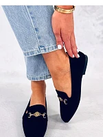Dámske topánky / Mokasíny 2393 Čierna - Ideal shoes