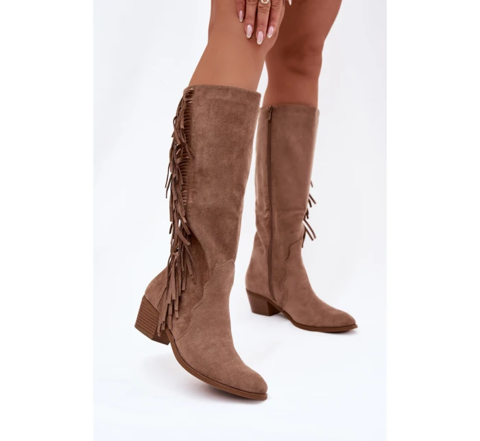 Topánky na podpätku model 223001 Krok v štýle