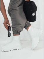 Dámske ponožkové topánky ORCE white FashionStreet ZY0472 Dámske ponožkové topánky ORCE white FashionStreet ZY0472