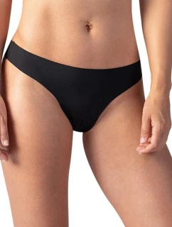 Dámske bezšvové tangá INVISIBLE THONG - BELLINDA - čierne