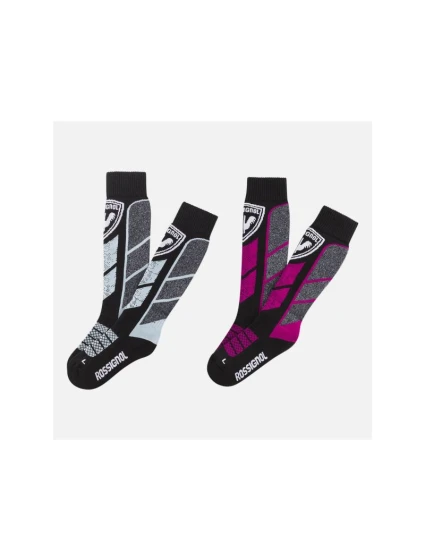 Ponožky Jr model 21451020 2P růžové - Rossignol Ponožky Jr model 21451020 2P růžové - Rossignol