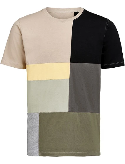 Untagged Movement OCS T-Shirt Combo Tričko z hrubej bavlny „Color Block“ 66.ZF01 viacfarebné