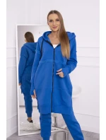 Hrejivá súprava s dlhou mikinou nevädzovo modrá