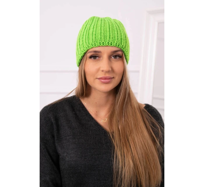 Dámská čepice Rebeka model 21798567 green neon - K-Fashion Dámská čepice Rebeka model 21798567 green neon - K-Fashion