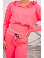 Široká rebrovaná súprava Pink Neon