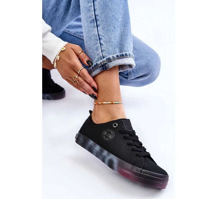 Dámské tenisky s barevnou Big Star Černá model 21608582 - Big Star Shoes