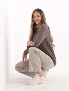 Blúzka RV BZ A 160.19P sivá béžová