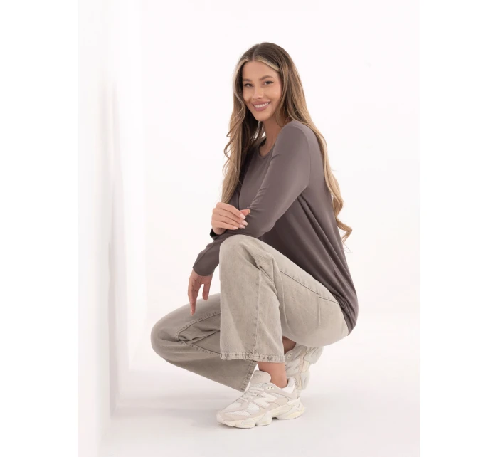 Blúzka RV BZ A 160.19P sivá béžová Blúzka RV BZ A 160.19P sivá béžová