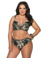 Dámska plavková podprsenka SK-184 čierno-béžová - AVA