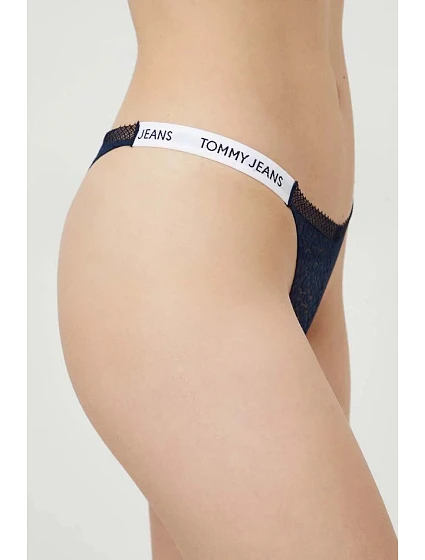 Dámská tanga HIGH LEG THONG  tm. modré  model 20146227 - Tommy Hilfiger
