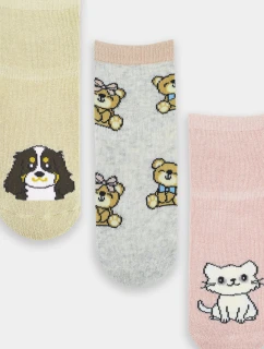 POLOVIČNÉ FROTÉ SILIKÓNOVÉ PONOŽKY SF021