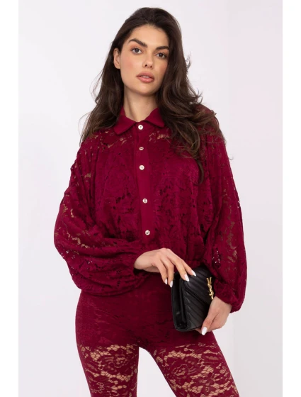 Košeľa s dlhým rukávom model 221296 Taliansko Moda