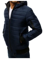 Pánska prešívaná bunda bomber tmavomodrá TX2228 Pánska prešívaná bunda bomber tmavomodrá TX2228