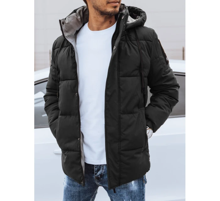 Pánská zimní prošívaná bunda černá Dstreet model 21970063 - FashionStreet