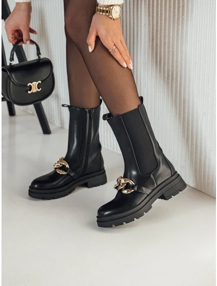 Dámské boty black Dstreet model 21981248 - FashionStreet Dámské boty black Dstreet model 21981248 - FashionStreet