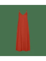 Summer Satin Dress - ORANGE - TRIUMPH ORANGE - TRIUMPH